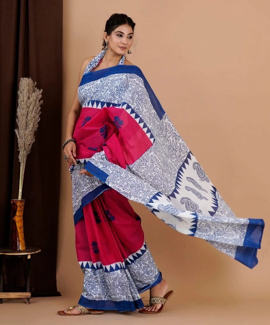 VK 4121 Cotton Printed Daily Wear Sarees Catalog